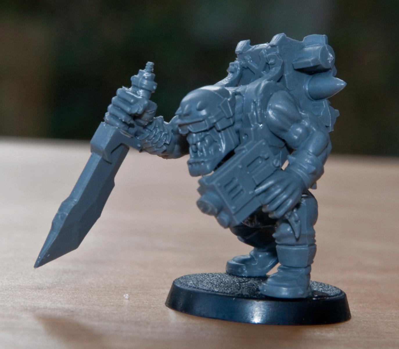 Kommando kit bashed from various sprues Kommando kit bashed from